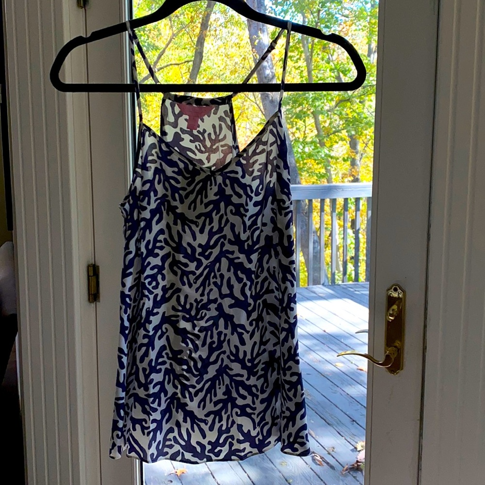 NWT darling silk lily Pulitzer dusk top